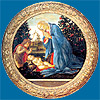 Sandro Botticelli, Madonna adorante il figlio con San Giovannino, 1483-87
